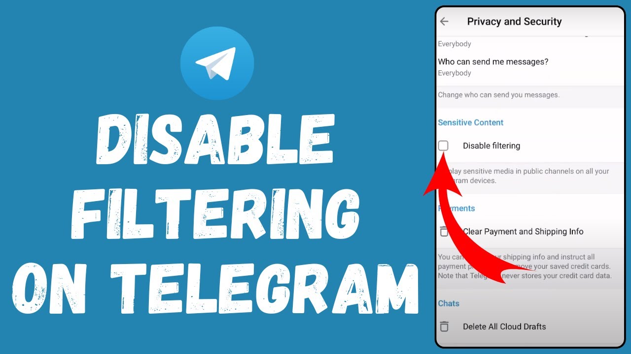 Telegram没有Disable Filtering怎么办？